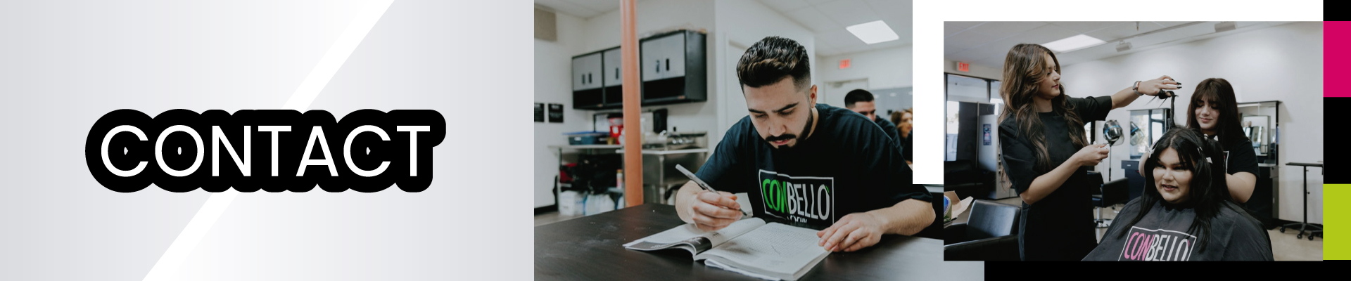 contact Bello's barber beauty college